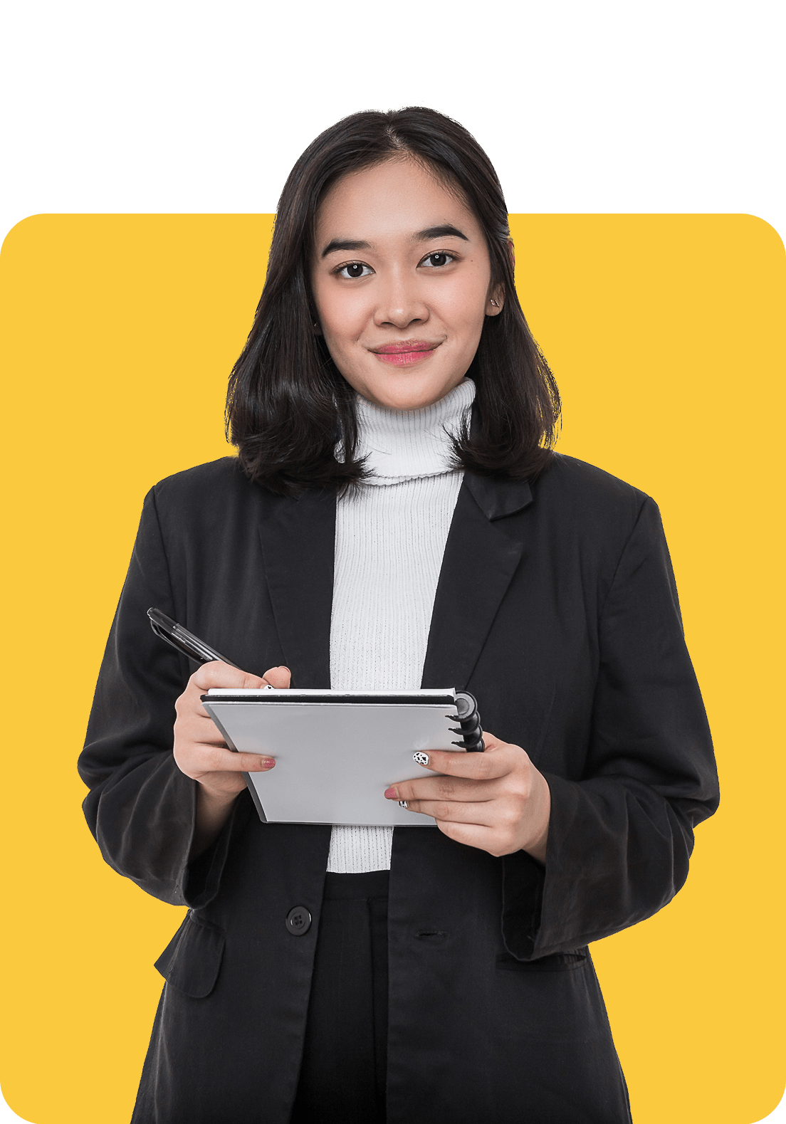 Nữ sinh với máy tính bảng