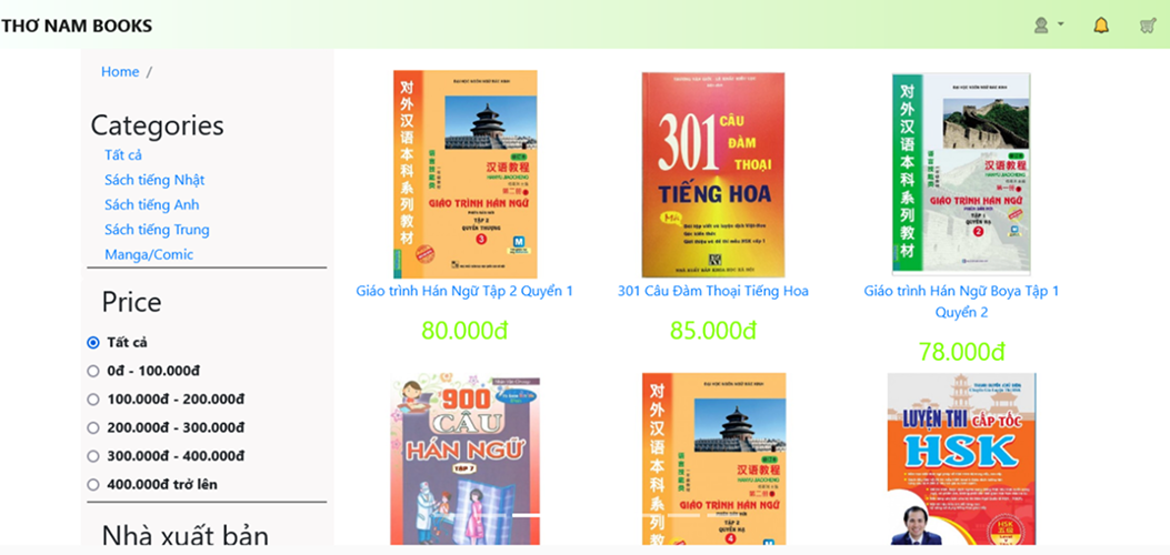 Dự án Online Book